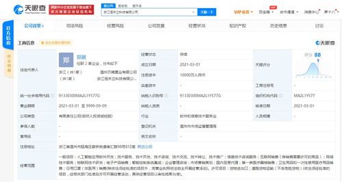 森馬關(guān)聯(lián)企業(yè)浙江參股新公司，布局人工智能軟件開(kāi)發(fā)領(lǐng)域